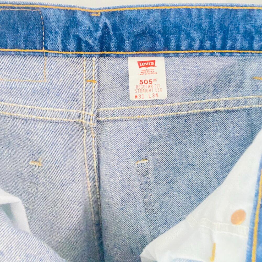 Vintage Levi’s 505 Cutoff Shorts — Americana Reimagined (W31 x L34) - Picture 6 of 13